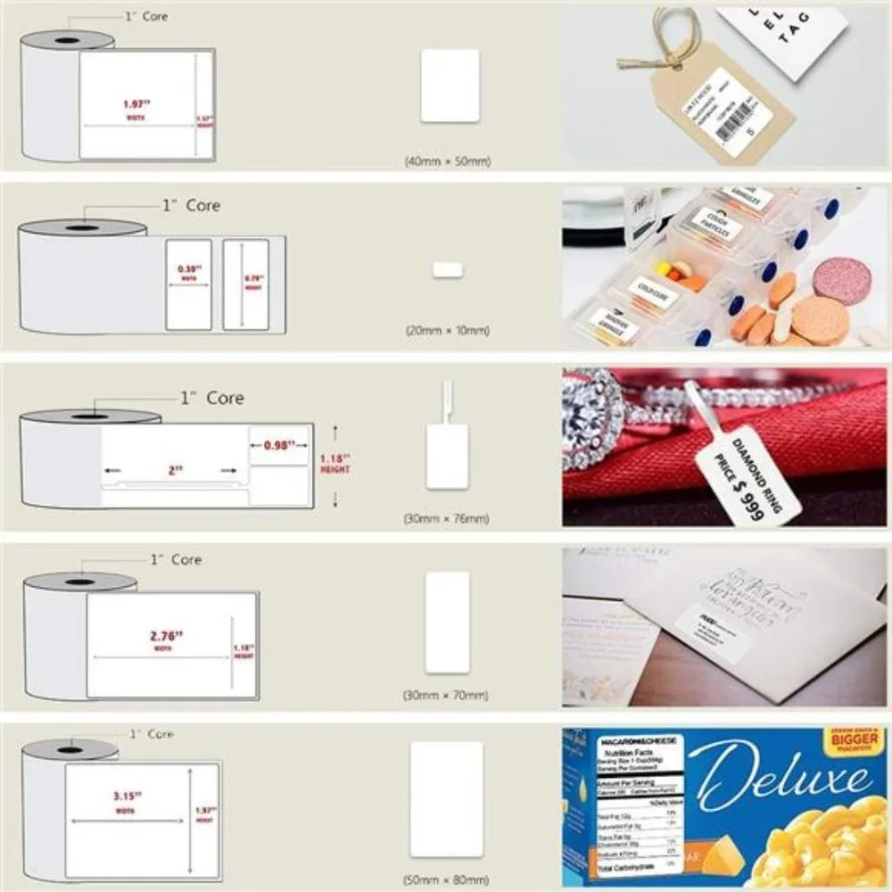 Label Maker | Portable Bluetooth Label Printer Q00 with Rechargeable Battery